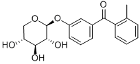 (2-Methylphenyl)(3-(beta-D-xylopyranosyloxy)phenyl)methanone CAS#: 83355-11-7