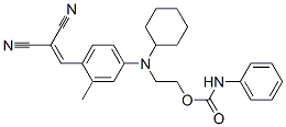 2-[N-cyclohexyl-4-(2,2-dicyanovinyl)-3-methylanilino]ethyl carbanilate CAS#: 85455-51-2