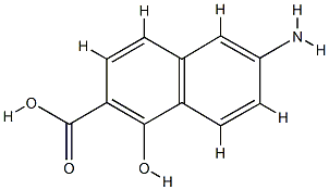 2-Naphthalenecarboxylicacid,6-amino-1-hydroxy-(9CI) CAS#: 86700-00-7