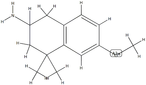 2-Naphthylamine,1,2,3,4-tetrahydro-6-methoxy-4,4-dimethyl-(8CI) CAS#: 802021-53-0