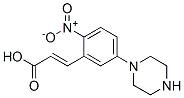 2-Nitro-5-(1-piperazinyl)cinnamic acid CAS#: 81840-05-3