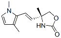2-Oxazolidinone,4-[2-(1,3-dimethyl-1H-pyrrol-2-yl)ethenyl]-4-methyl-,(4R)-(9CI) CAS#: 827344-87-6