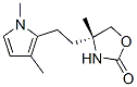 2-Oxazolidinone,4-[2-(1,3-dimethyl-1H-pyrrol-2-yl)ethyl]-4-methyl-,(4R)-(9CI) CAS#: 827344-89-8
