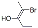 2-Penten-3-ol,  2-bromo- CAS#: 82687-34-1