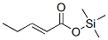 2-Pentenoic acid, trimethylsilyl ester CAS#: 88239-45-6