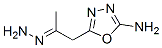 2-Propanone, 1-(5-amino-1,3,4-oxadiazol-2-yl)-, hydrazone CAS#: 81259-40-7
