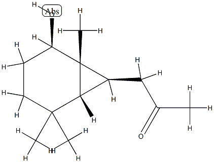 2-Propanone,1-[(1R,2R,6R,7S)-2-hydroxy-1,5,5-trimethylbicyclo[4.1.0]hept-7-yl]-,rel-(9CI) CAS#: 809237-16-9
