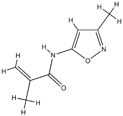 2-Propenamide,2-methyl-N-(3-methyl-5-isoxazolyl)-(9CI) CAS#: 86685-07-6