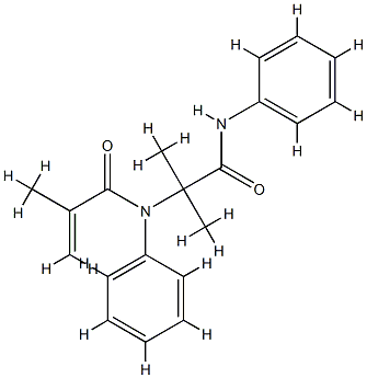 2-Propenamide,N-[1,1-dimethyl-2-oxo-2-(phenylamino)ethyl]-2-methyl-N-phenyl-(9CI) CAS#: 85576-91-6