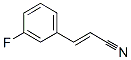 2-Propenenitrile,3-(3-fluorophenyl)-,(E)-(9CI) CAS#: 82344-56-7