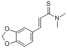 2-Propenethioamide,  3-(1,3-benzodioxol-5-yl)-N,N-dimethyl- CAS#: 88166-79-4