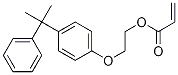 2-Propenoic acid, 2-[4-(1-methyl-1-phenylethyl)phenoxy]ethyl ester CAS#: 86148-08-5