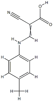 2-Propenoicacid,2-cyano-3-[(4-methylphenyl)amino]-(9CI) CAS#: 804431-03-6