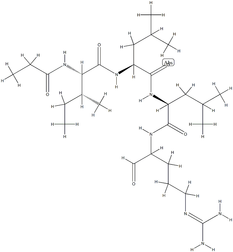 (-)-2-[(Propionyl-L-aIle-L-Leu-L-Leu-)amino]-5-guanidinovaleraldehyde CAS#: 89342-57-4