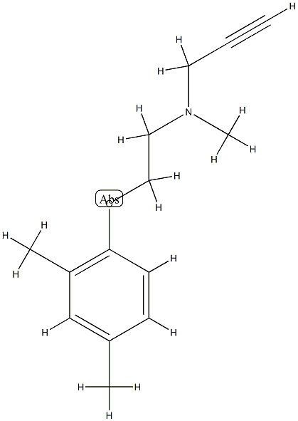 2-Propyn-1-amine,N-[2-(2,4-dimethylphenoxy)ethyl]-N-methyl-(9CI) CAS#: 804429-49-0