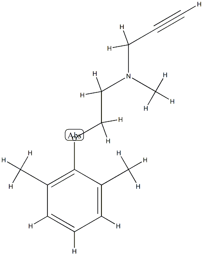 2-Propyn-1-amine,N-[2-(2,6-dimethylphenoxy)ethyl]-N-methyl-(9CI) CAS#: 803635-22-5