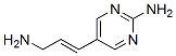 2-Pyrimidinamine, 5-(3-amino-1-propenyl)-, (E)- (9CI) CAS#: 83681-28-1