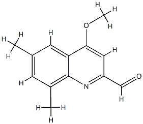 2-Quinolinecarboxaldehyde,4-methoxy-6,8-dimethyl-(9CI) CAS#: 802906-31-6