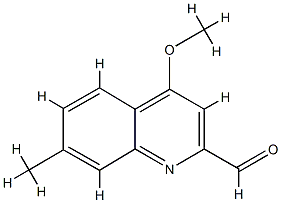 2-Quinolinecarboxaldehyde,4-methoxy-7-methyl-(9CI) CAS#: 802906-23-6