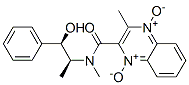 2-Quinoxalinecarboxamide, N-(2-hydroxy-1-methyl-2-phenylethyl)-N,3-dim ethyl-, 1,4-dioxide, (R-(R*,S*))- CAS#: 81485-17-8