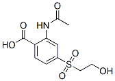 2-(acetamido)-4-[(2-hydroxyethyl)sulphonyl]benzoic acid CAS#: 84712-88-9