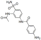 2-acetamido-4-[(4-aminobenzoyl)amino]benzenesulphonamide CAS#: 85650-64-2