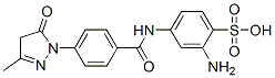 2-amino-4-[[4-(4,5-dihydro-3-methyl-5-oxo-1H-pyrazol-1-yl)benzoyl]amino]benzenesulphonic acid CAS#: 85650-65-3