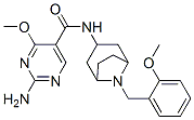 2-amino-4-methoxy-N-[8-[(2-methoxyphenyl)methyl]-8-azabicyclo[3.2.1]oc t-3-yl]pyrimidine-5-carboxamide CAS#: 84923-30-8