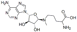 2-amino-5-[[(2R,3R,4R,5R)-5-(6-aminopurin-9-yl)-3,4-dihydroxy-oxolan-2 -yl]methylamino]pentanoic acid CAS#: 80860-79-3