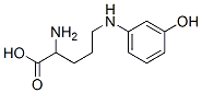 2-amino-5-[(3-hydroxyphenyl)amino]pentanoic acid CAS#: 80548-16-9