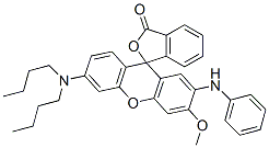 2'-anilino-6'-(dibutylamino)-3'-methoxyspiro[isobenzofuran-1(3H),9'-[9H]xanthene]-3-one CAS#: 85223-20-7