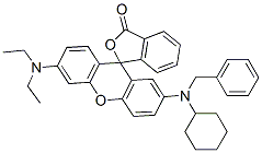 2'-[benzyl(cyclohexyl)amino]-6'-(diethylamino)spiro[isobenzofuran-1(3H),9'-[9H]xanthene]-3-one CAS#: 85327-13-5