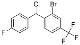 2-bromo-1-[chloro(4-fluorophenyl)methyl]-4-(trifluoromethyl)benzene CAS#: 85118-22-5