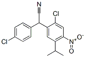 (2-chloro-5-isopropyl-4-nitrophenyl)(4-chlorophenyl)acetonitrile CAS#: 84196-19-0