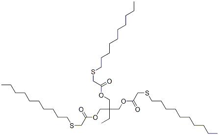 2-[[[(decylthio)acetyl]oxy]methyl]-2-ethyl-1,3-propanediyl bis[(decylthio)acetate] CAS#: 84145-16-4