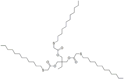 2-[[[(dodecylthio)acetyl]oxy]methyl]-2-ethyl-1,3-propanediyl bis[(dodecylthio)acetate] CAS#: 84145-14-2