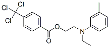 2-[ethyl(3-methylphenyl)amino]ethyl 4-(trichloromethyl)benzoate CAS#: 86626-71-3