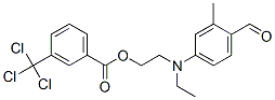 2-[ethyl(4-formyl-3-methylphenyl)amino]ethyl 3-(trichloromethyl)benzoate CAS#: 86626-72-4