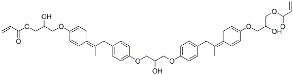 (2-hydroxy-1,3-propanediyl)bis[oxy-4,1-phenylene(1-methylethylidene)-4,1-phenyleneoxy(2-hydroxy-3,1-propanediyl)] diacrylate CAS#: 83045-00-5