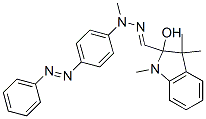 2-hydroxy-1,3,3-trimethylindoline-2-carbaldehyde methyl[4-(phenylazo)phenyl]hydrazone CAS#: 83949-95-5