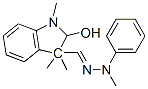 2-hydroxy-1,3,3-trimethylindoline-3-carbaldehyde methylphenylhydrazone CAS#: 83949-74-0