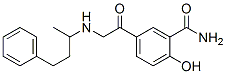 2-hydroxy-5-[[(1-methyl-3-phenylpropyl)amino]acetyl]benzamide CAS#: 85665-85-6