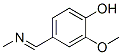 2-methoxy-4-[(methylimino)methyl]phenol CAS#: 84145-54-0