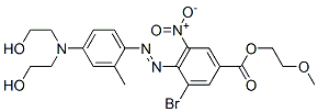 2-methoxyethyl 4-[[4-[bis(2-hydroxyethyl)amino]-2-tolyl]azo]-3-bromo-5-nitrobenzoate CAS#: 85136-54-5