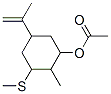 2-methyl-3-(methylthio)-5-(1-methylvinyl)cyclohexyl acetate CAS#: 85098-94-8