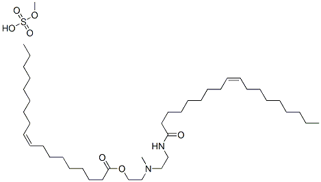 2-[methyl[2-(oleoylamino)ethyl]amino]ethyl oleate, mono(methyl sulphate) CAS#: 82799-39-1