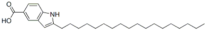 2-n-octadecylindole-5-carboxylic acid CAS#: 81364-78-5