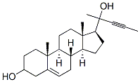 20-(1-propynyl)-5-pregnen-3,20-diol CAS#: 86562-07-4