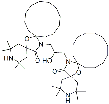 20,20'-(2-hydroxypropane-1,3-diyl)bis[2,2,4,4-tetramethyl-7-oxa-3,20-diazadispiro[5.1.11.2]henicosan-21-one] CAS#: 84256-97-3