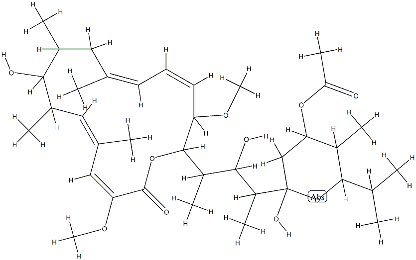 21-O-Acetyl-21-O-de(3-carboxy-1-oxo-2-propenyl)-2-demethyl-2-methoxy-24-methylhygrolidin CAS#: 88899-58-5